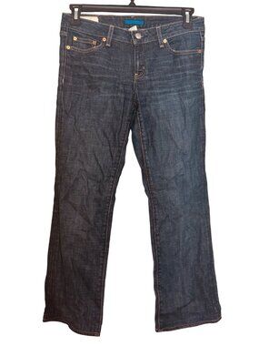 Martin + Osa Womens 29 Regular Bootcut Jeans Dark Wash Cotton Blend Made In Mexi